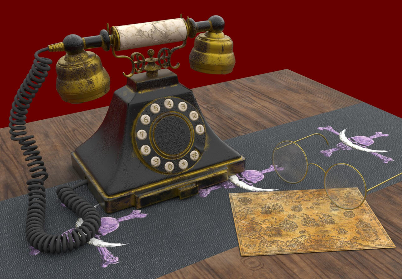Daddy's table - A Substance 3D Painter experiment